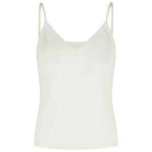 Lisa Yang 'Nala' Cream Cashmere Tank Top Women
